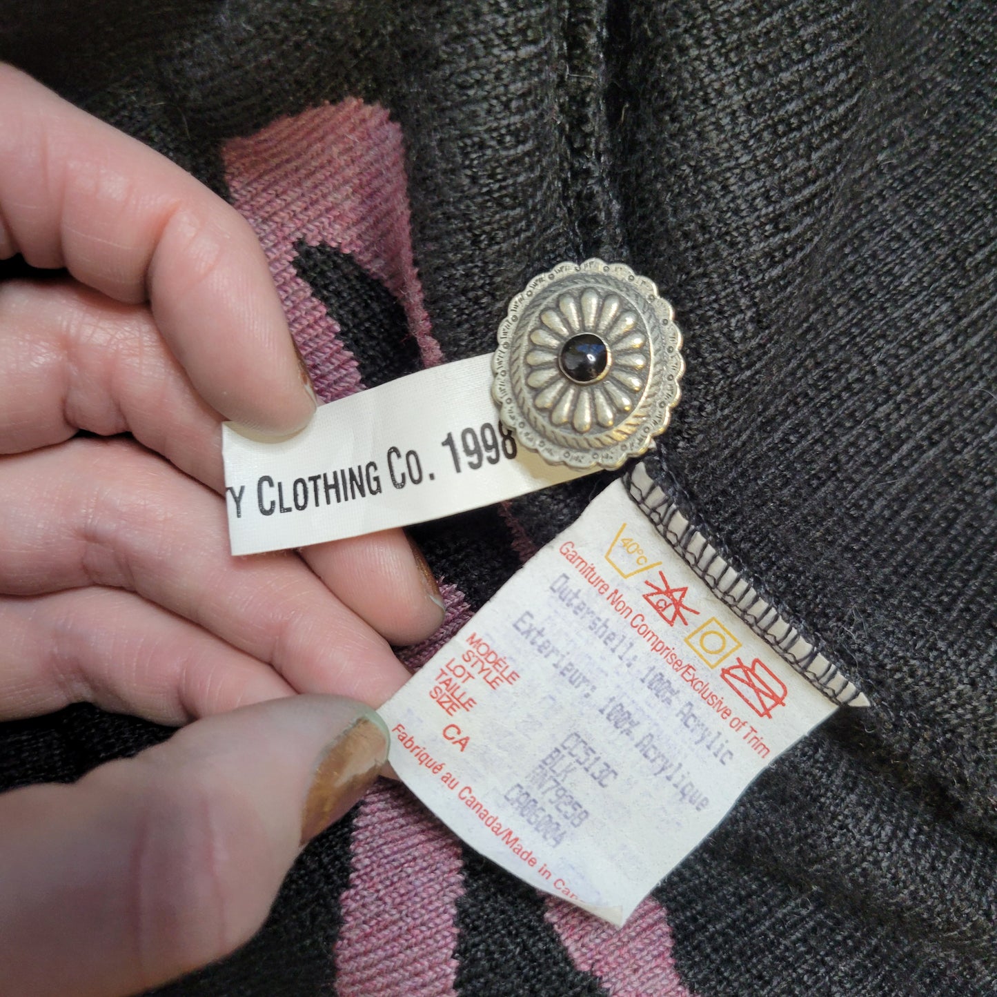 Cayenne Collection Double Horse Jacquard Fleece Blazer