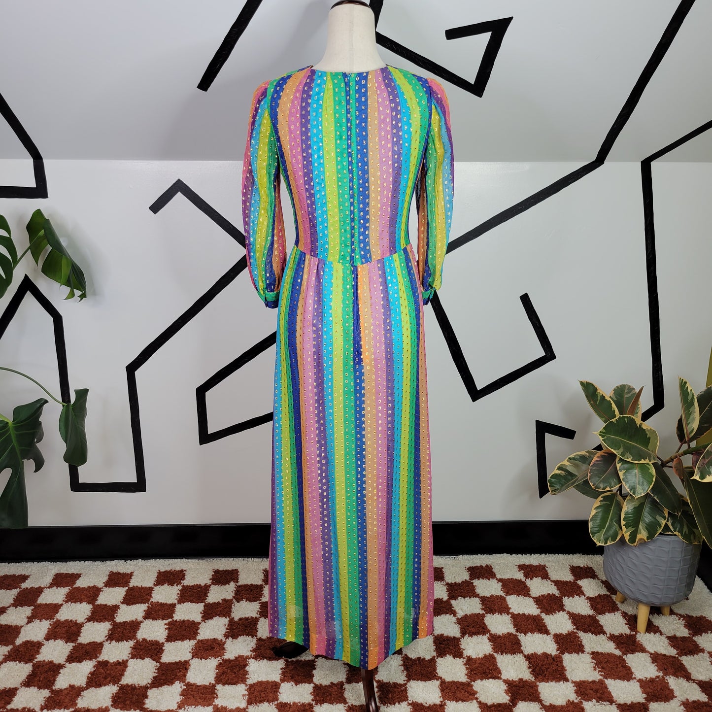 Nat Kaplan Couture Rainbow Dress