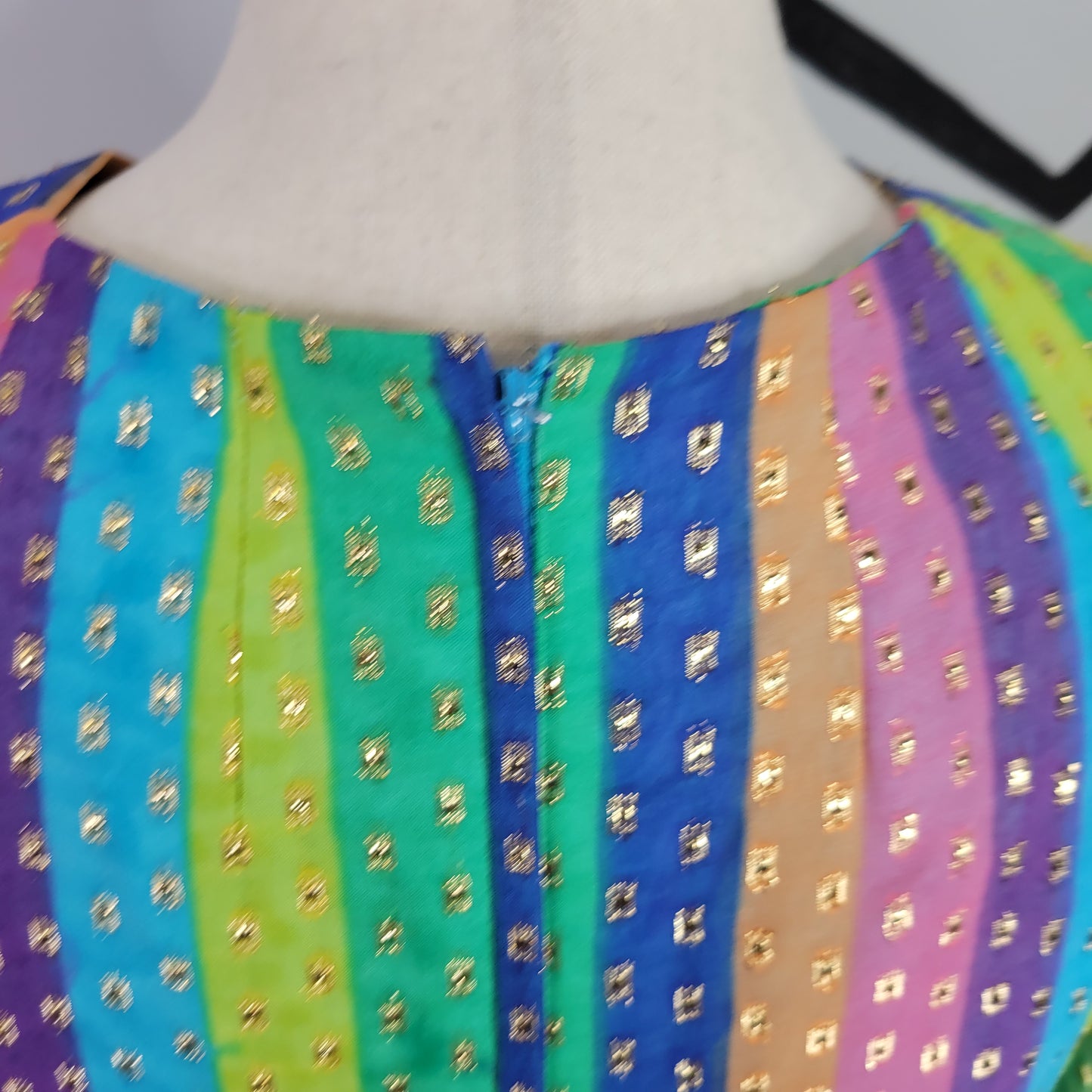 Nat Kaplan Couture Rainbow Dress