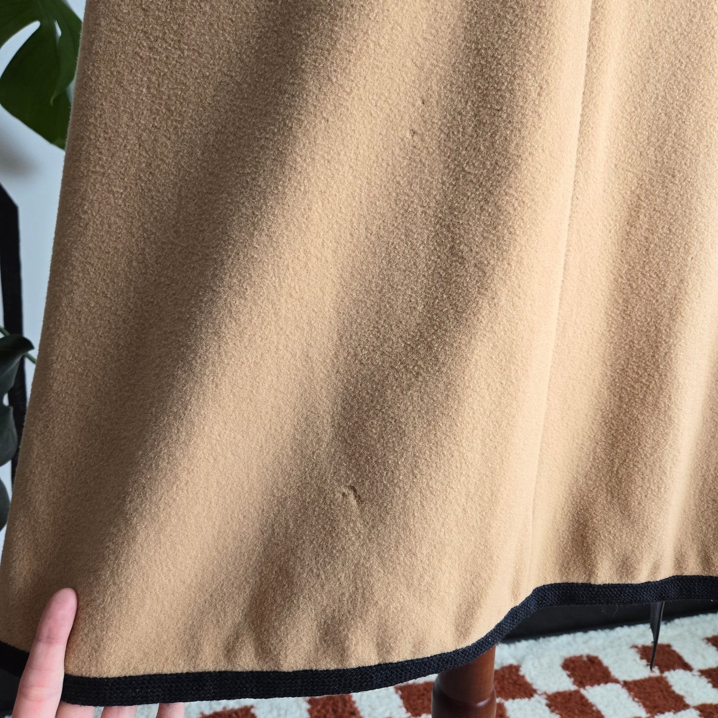 Penguin Fashions 1960s Vintage Button Down Belted Cape Jacket