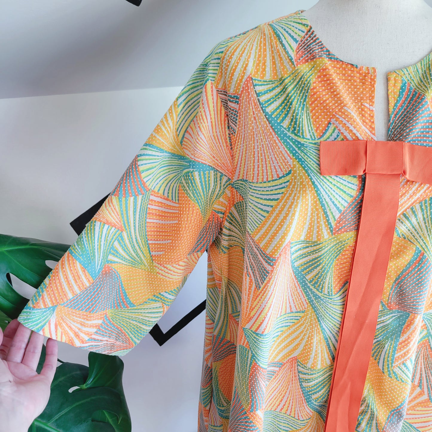 Mode O'Day 50s Union Made Retro Print Housedress - XL