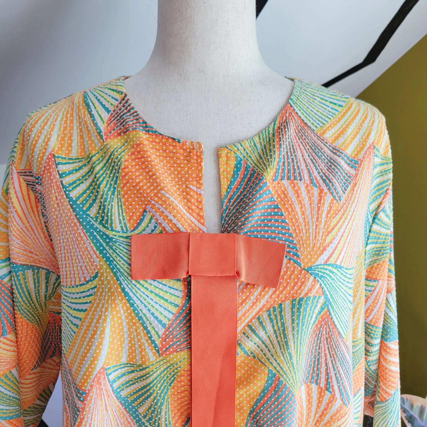 Mode O'Day 50s Union Made Retro Print Housedress - XL