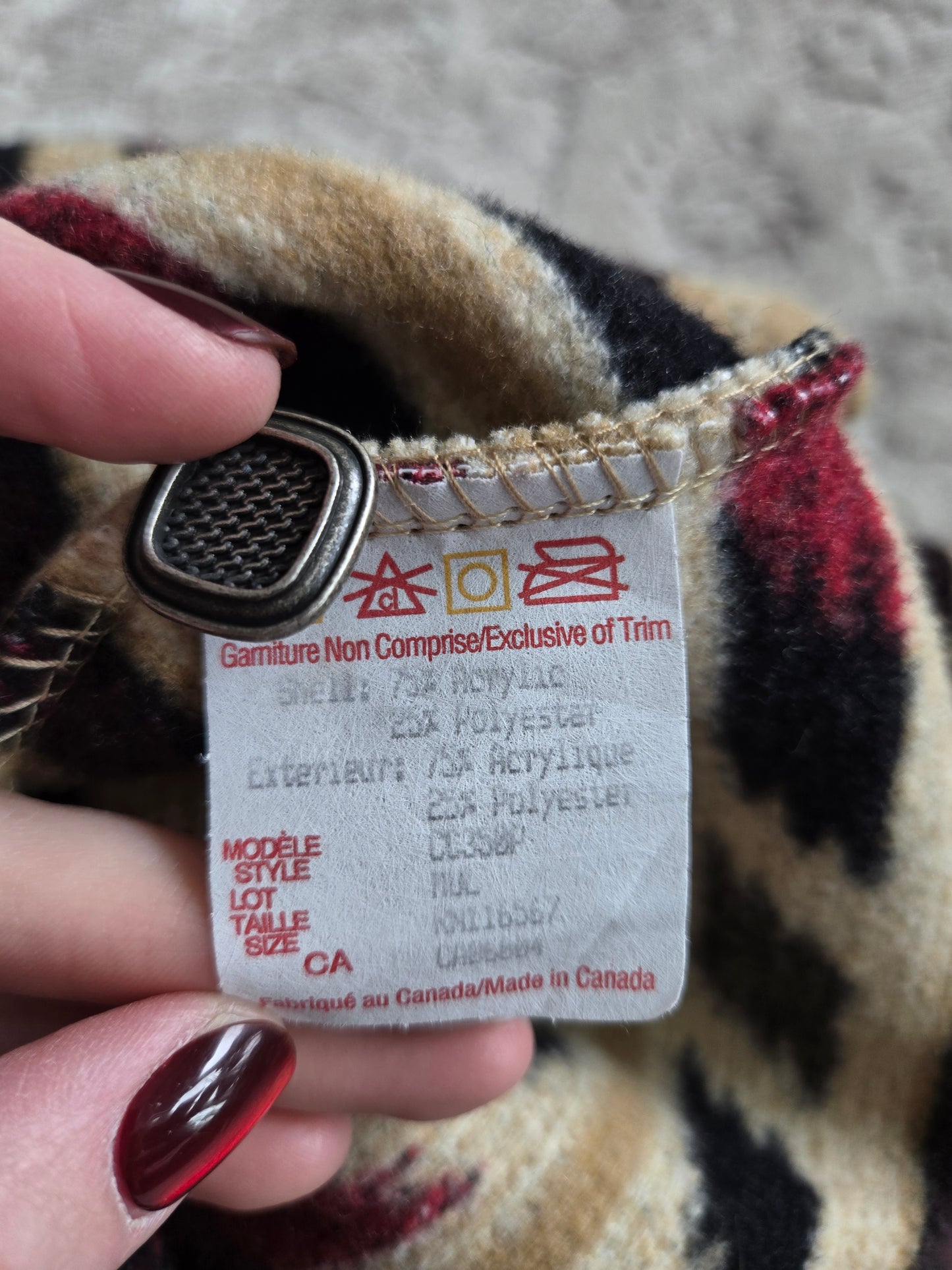 County Clothing Co Made in Canada Western Fleece Shacket - Medium