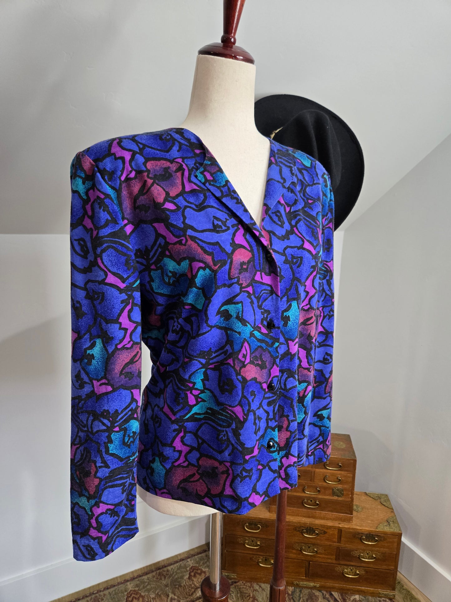 Scalera Vintage 60s Wool Made in Italy Top - small