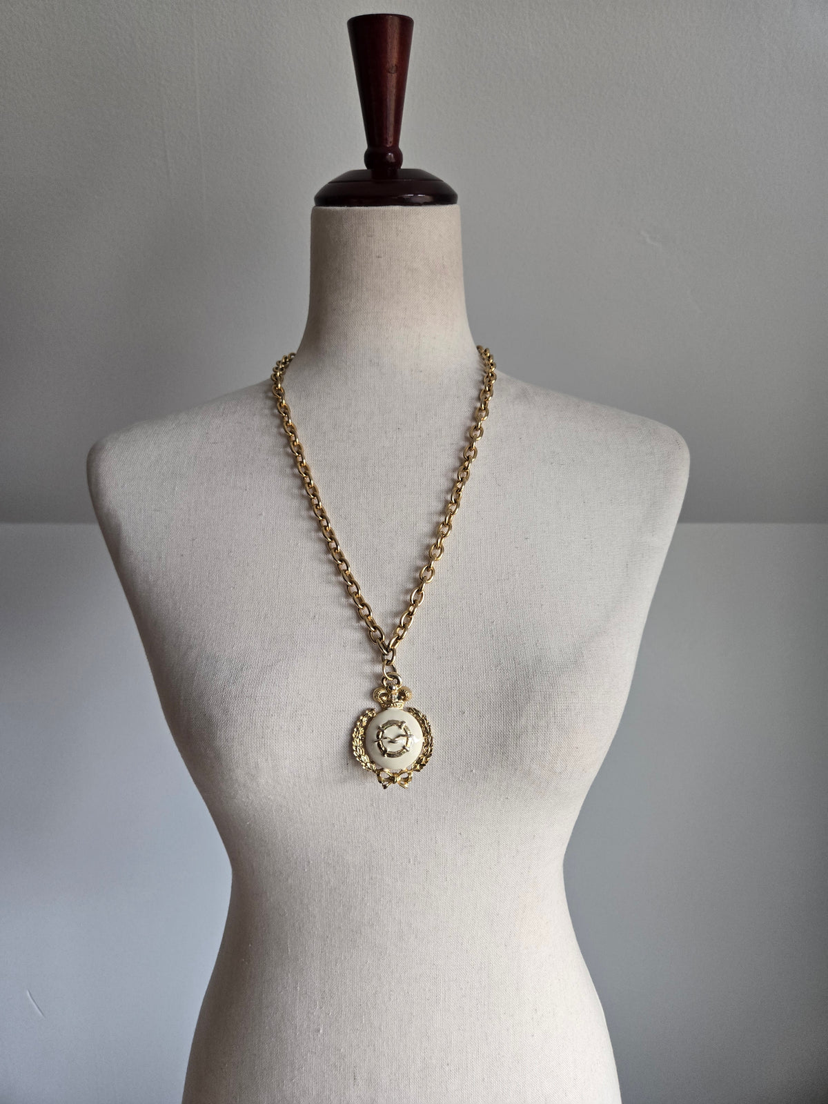 Vintage Nautical Pendant Necklace