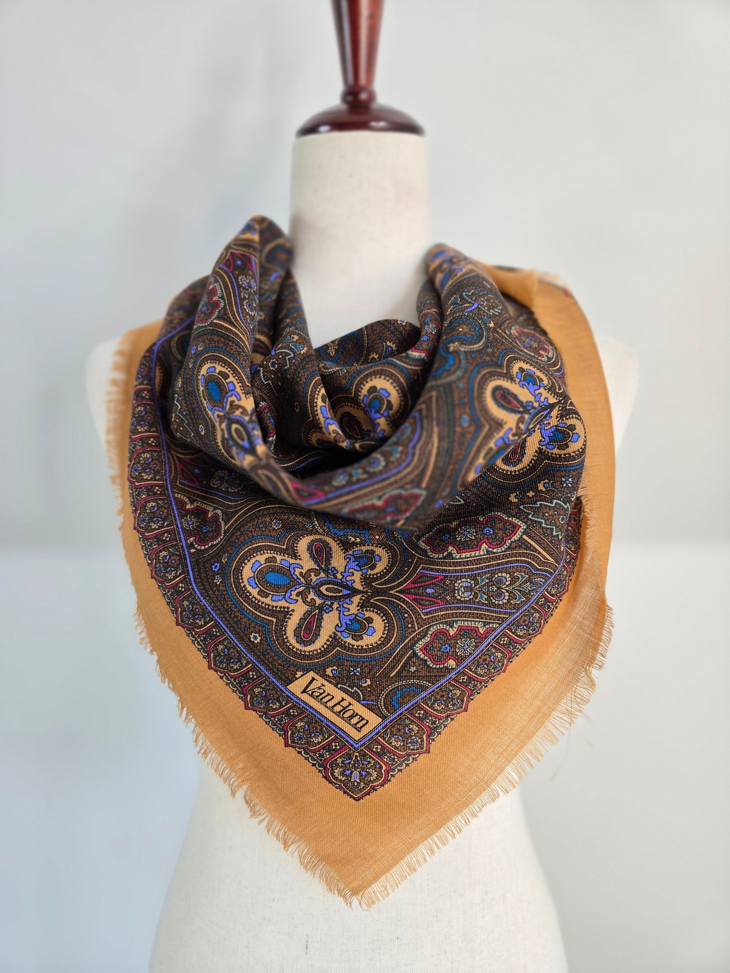 Van Horn Lightweight 100% Wool Scarf Made in Japan