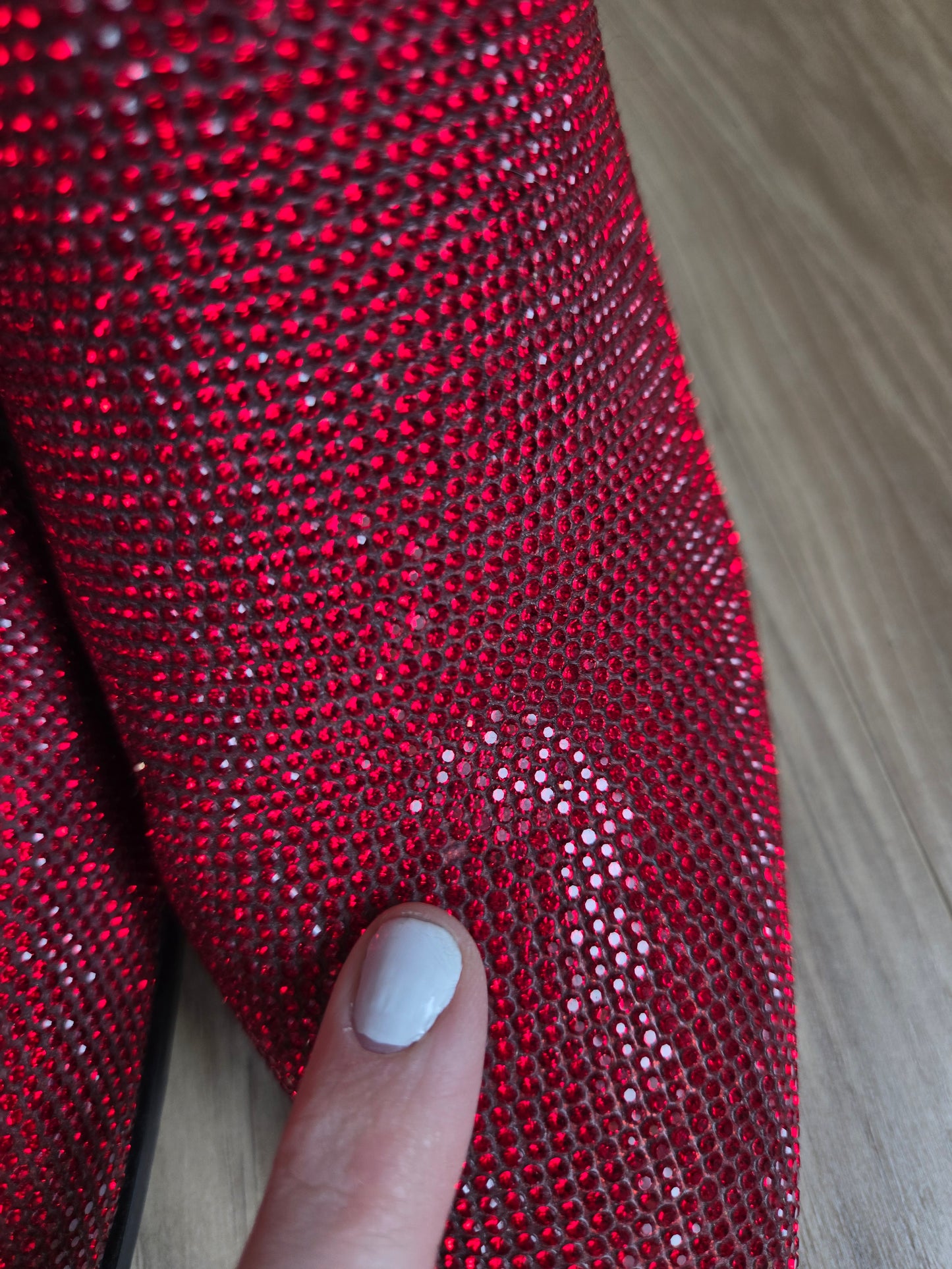 Dorothy Does Western! Antonia Rhinestone Western Ankle Boot in Red - Size 8.5