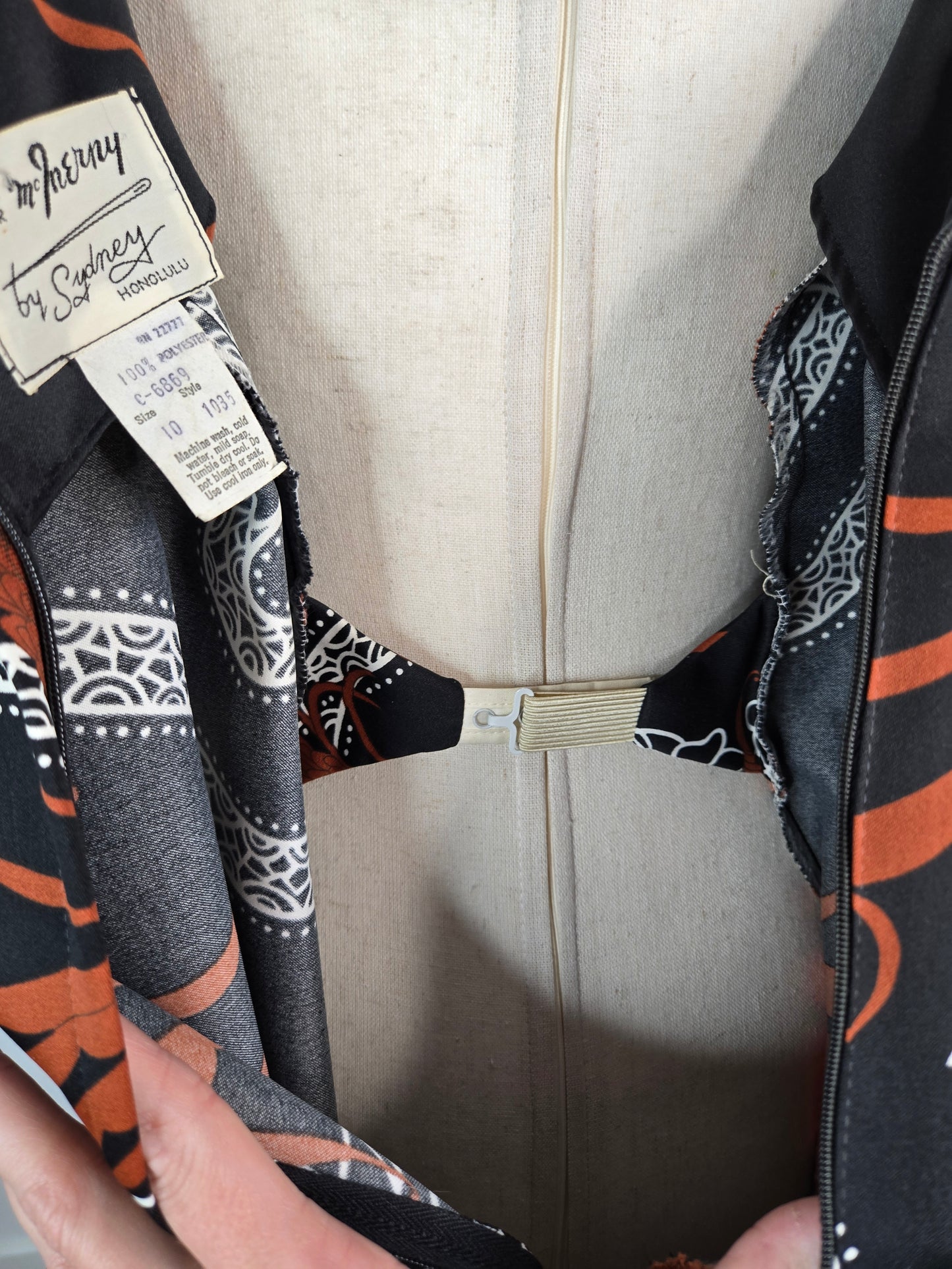 Vintage Made for Mc Inerny by Sydney Honolulu Maxi Dress - medium