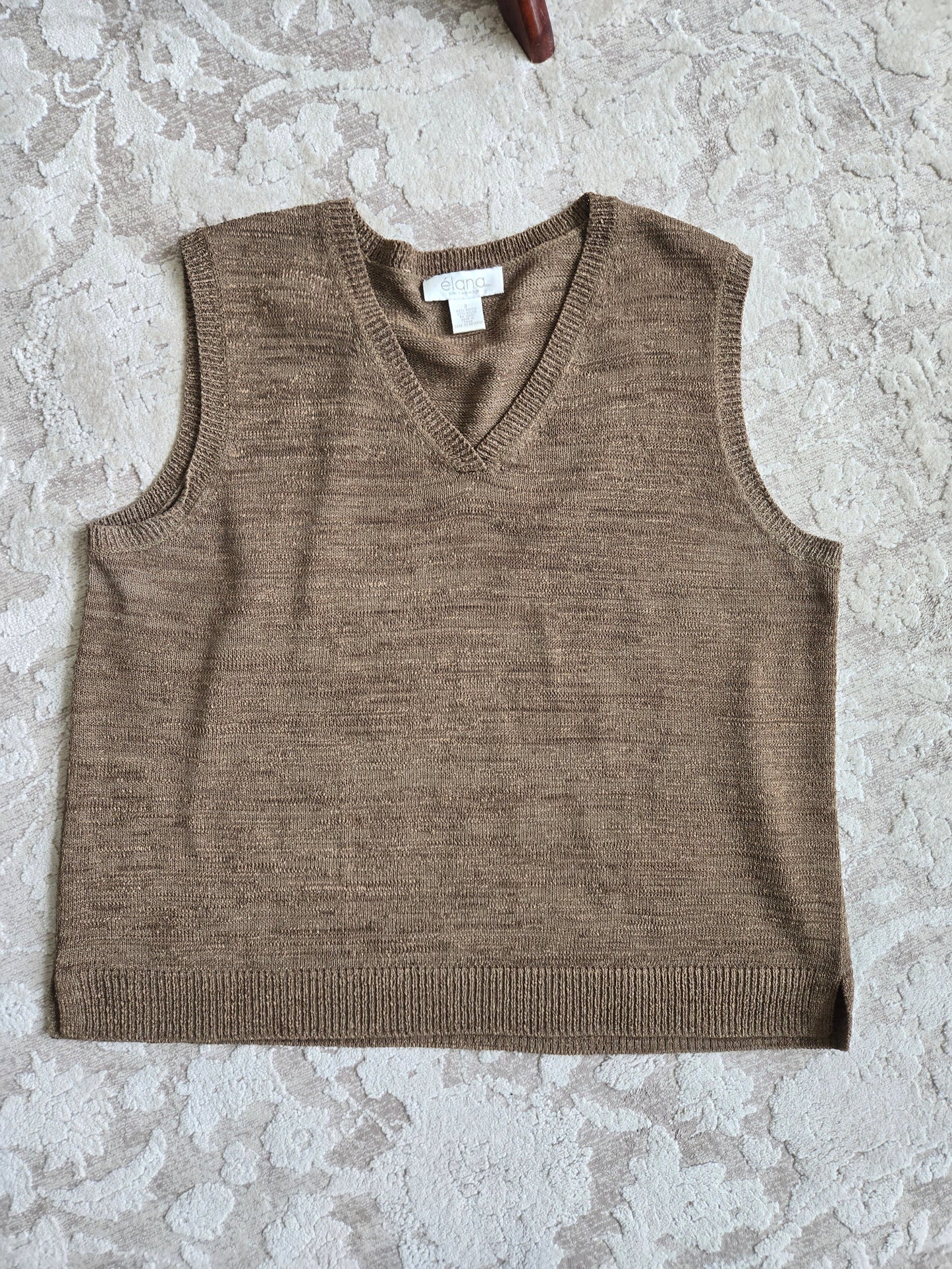 Elana by Tanner Vintage Olive Green Vest Tank - XL/2XL