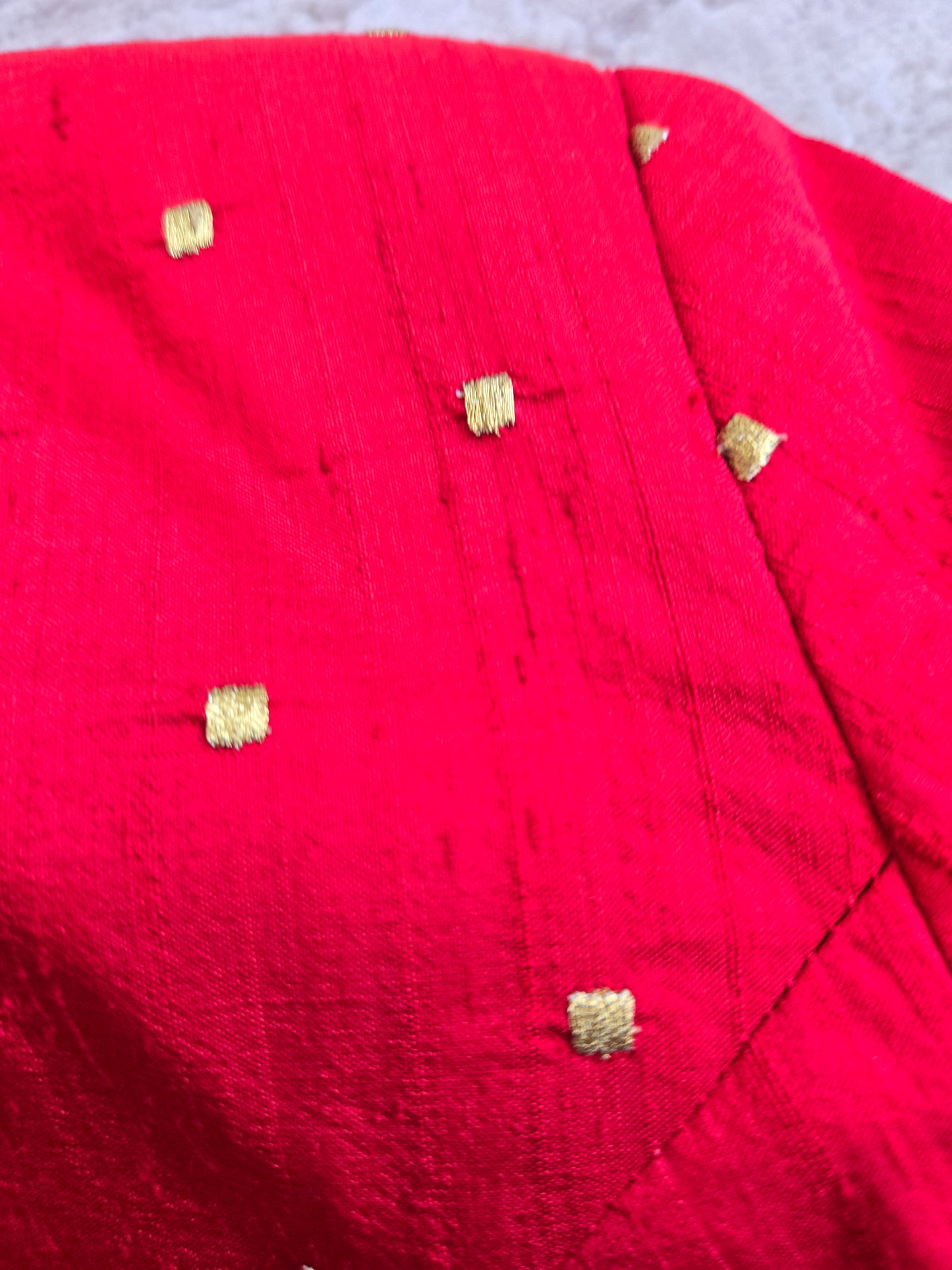 Vintage 80s Hobby Horse Red Silk Western Blazer - M/L