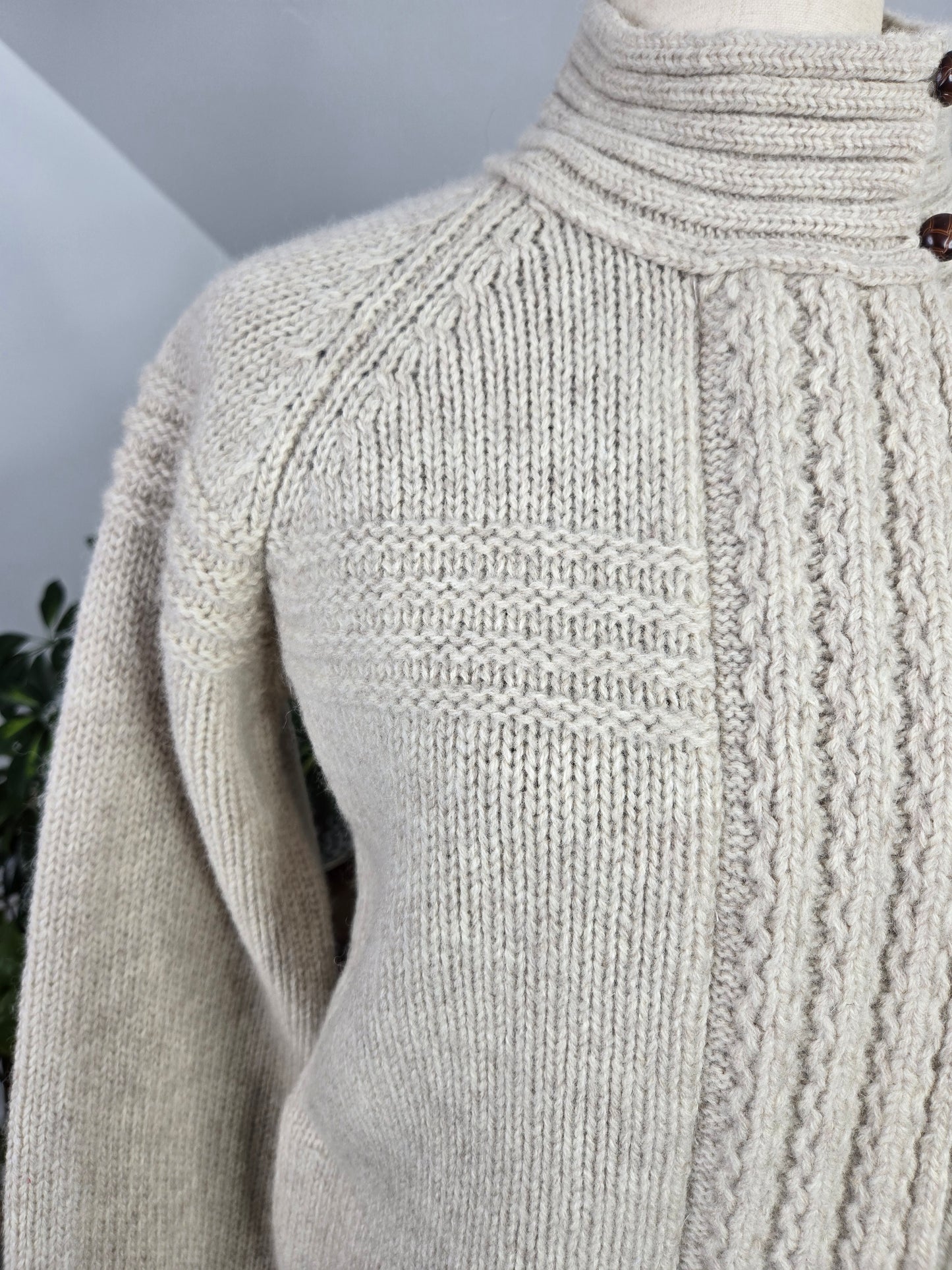 Eddie Bauer Vintage Wool Full Zip - medium