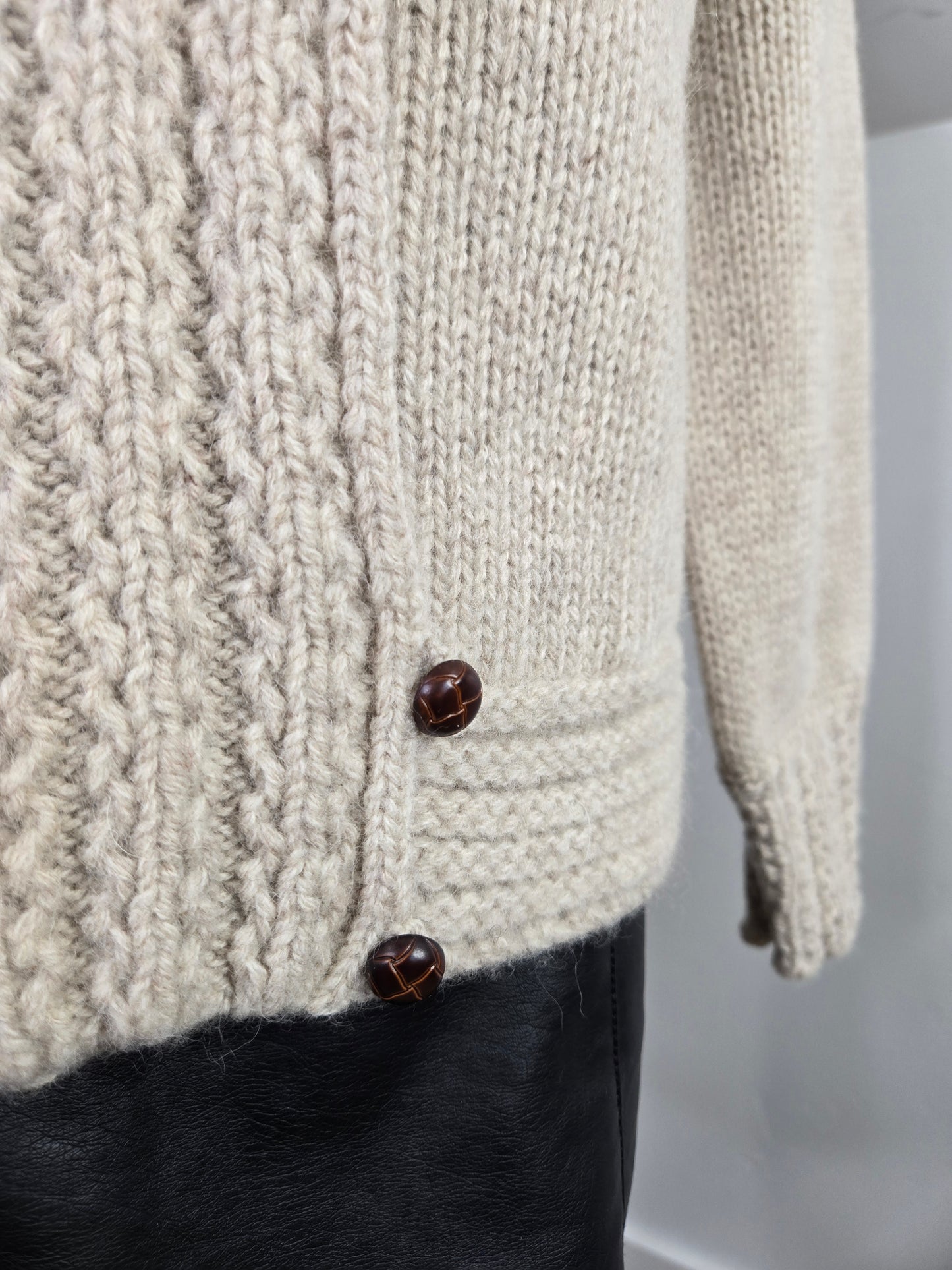 Eddie Bauer Vintage Wool Full Zip - medium