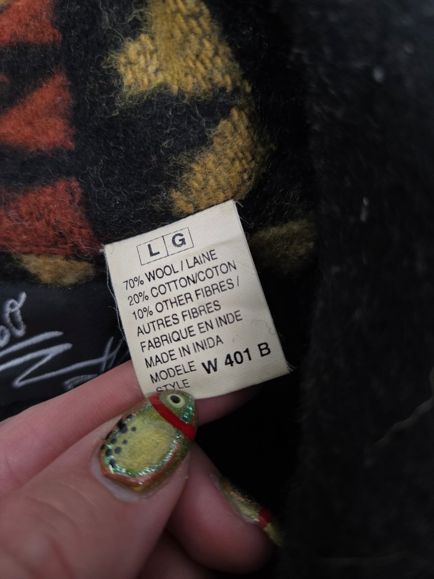 Zero II 60 Vintage 80s Wool Blend Western Jacket - XL