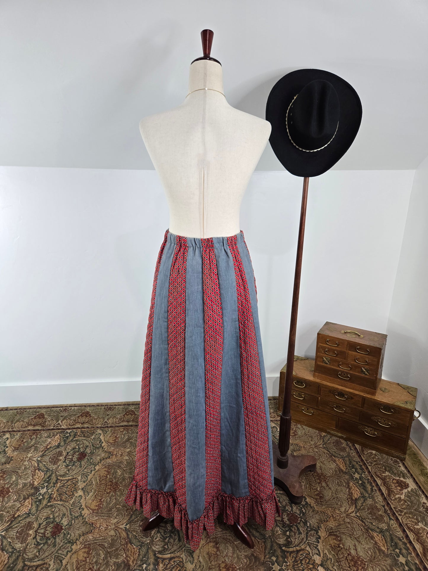 Chessa Davis Vintage Prairie Maxi Skirt - L/XL