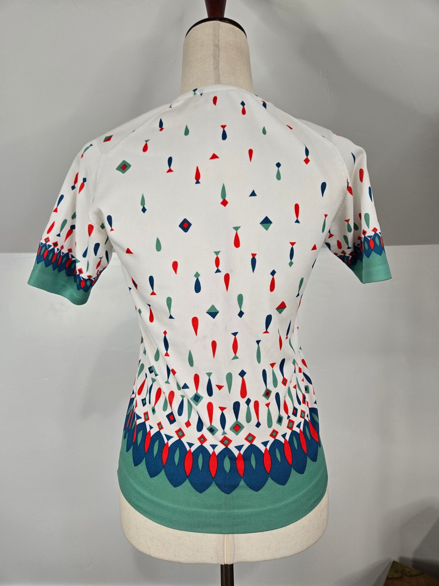 Neyret Paris Made in France Mid Century Mod Print Tee - XS/S