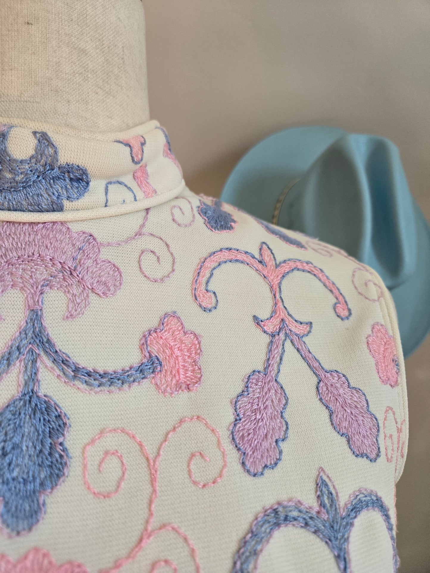 Vicky Vaughn Vintage 70s Maxi Dress - small/medium