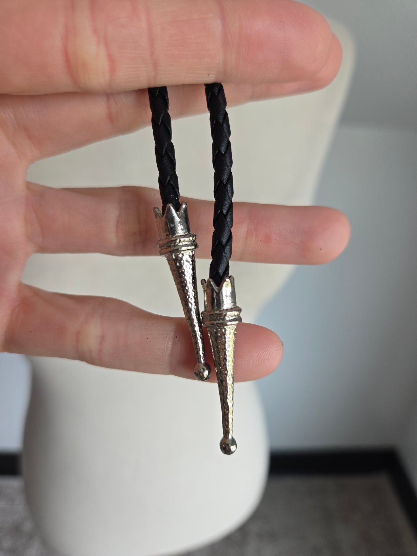 Roadrunner and Cactus Bolo Tie