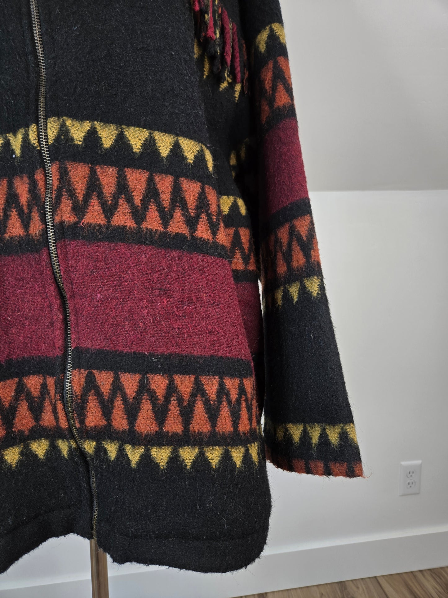 Zero II 60 Vintage 80s Wool Blend Western Jacket - XL