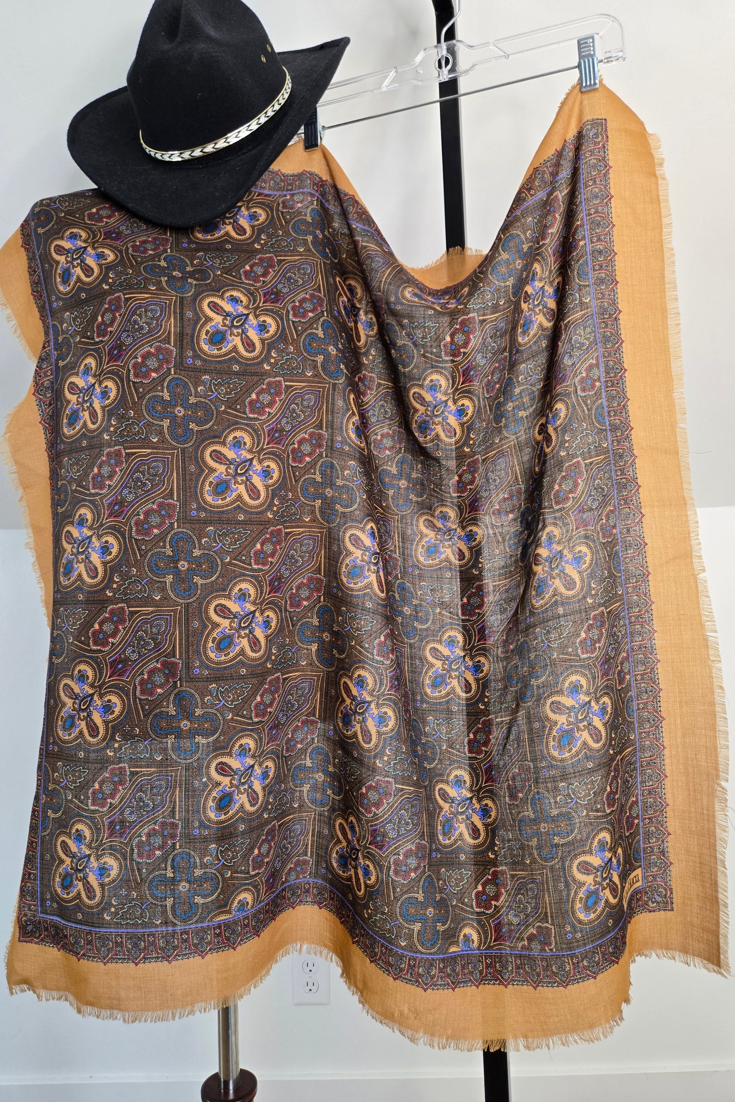 Van Horn Lightweight 100% Wool Scarf Made in Japan