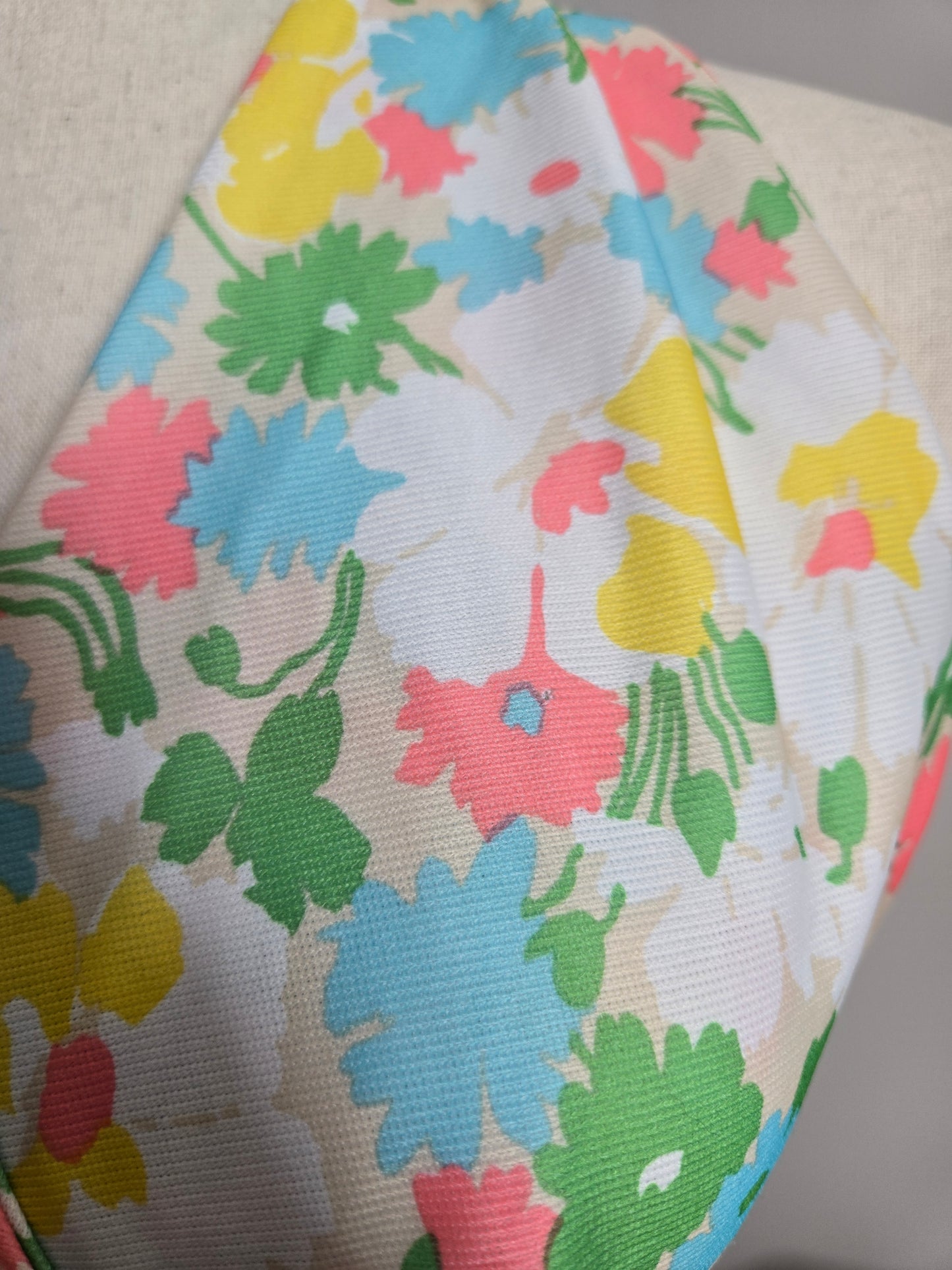 Vintage 70s Floral Halter Top - S/M