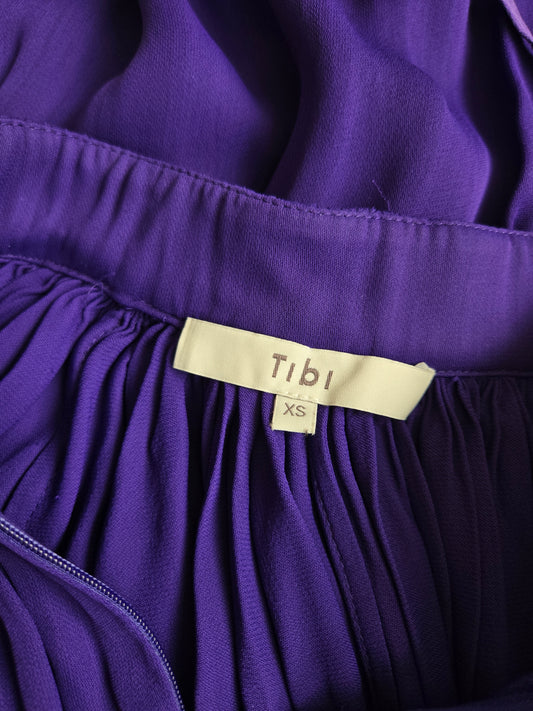 Tibi Designer Purple Drape Dress - XS/S/M
