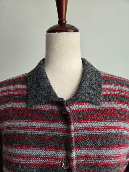 Woolrich Wool Horse Knit Cardigan Made in Japan - S/M