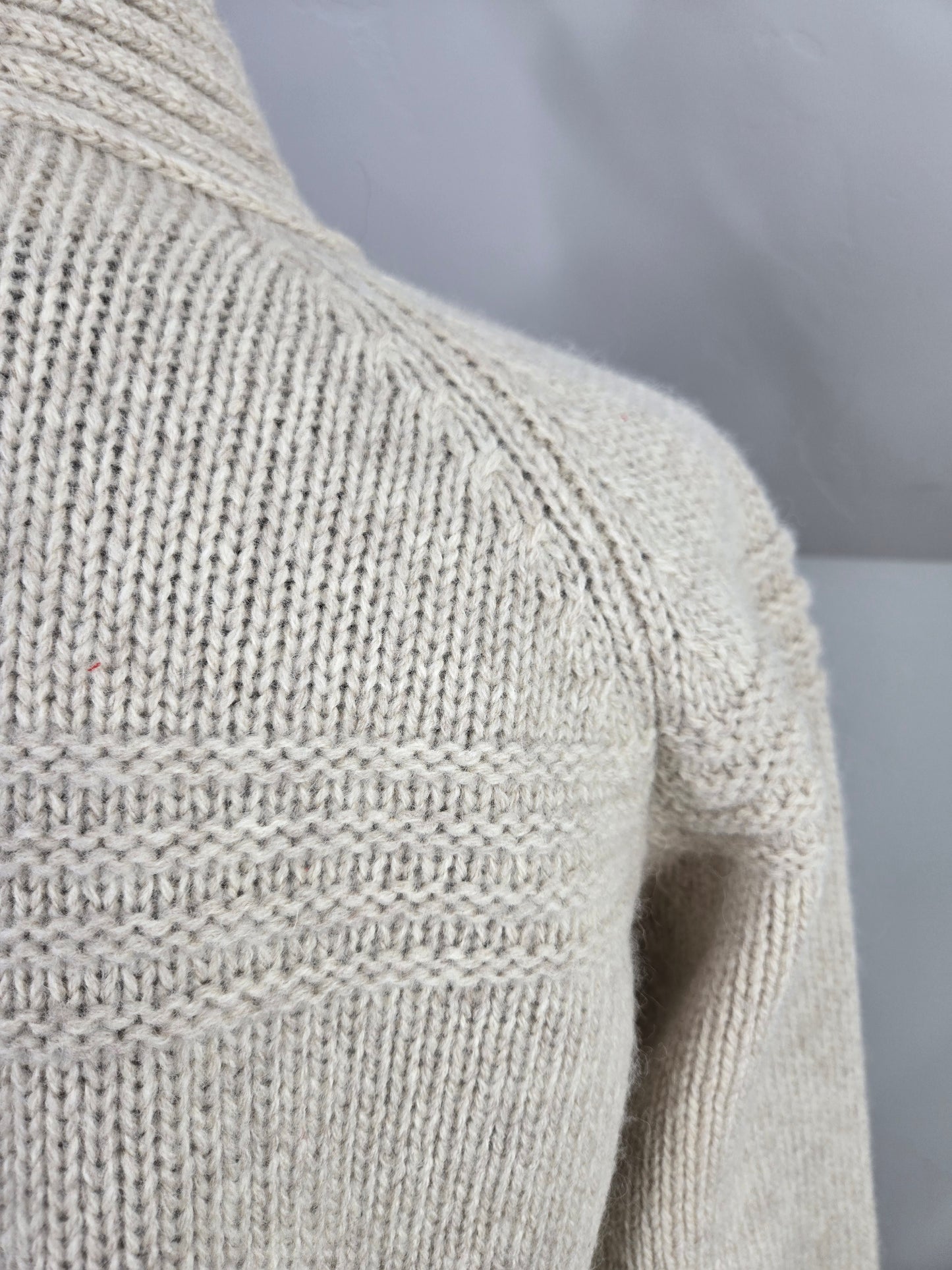 Eddie Bauer Vintage Wool Full Zip - medium