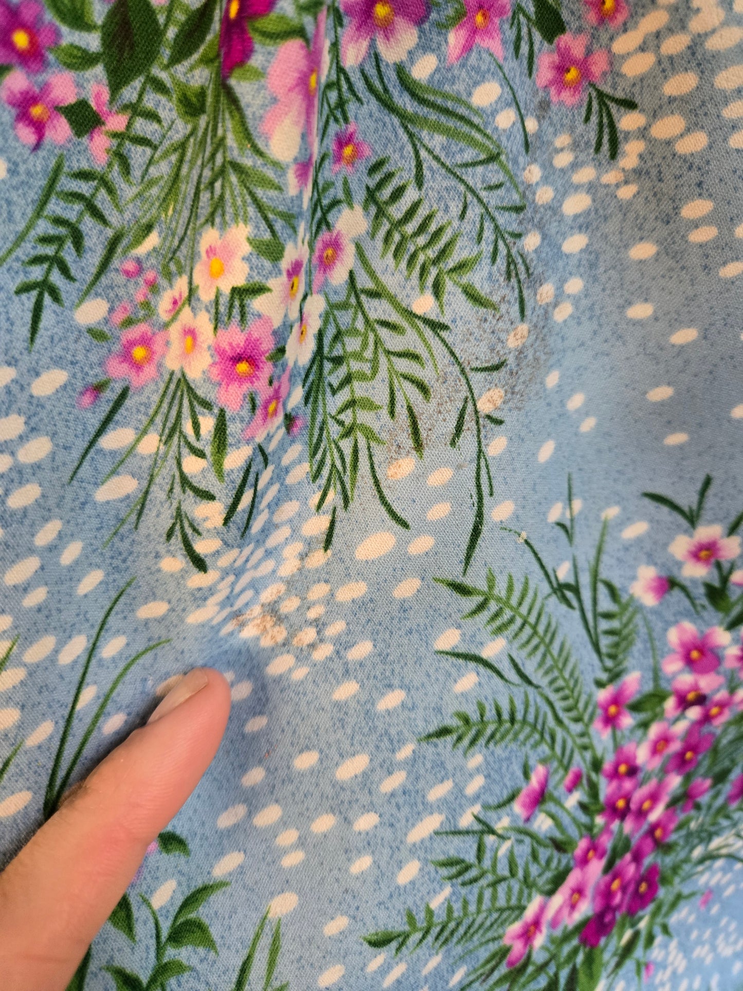 Handmade Vintage Floral Housedress - XL