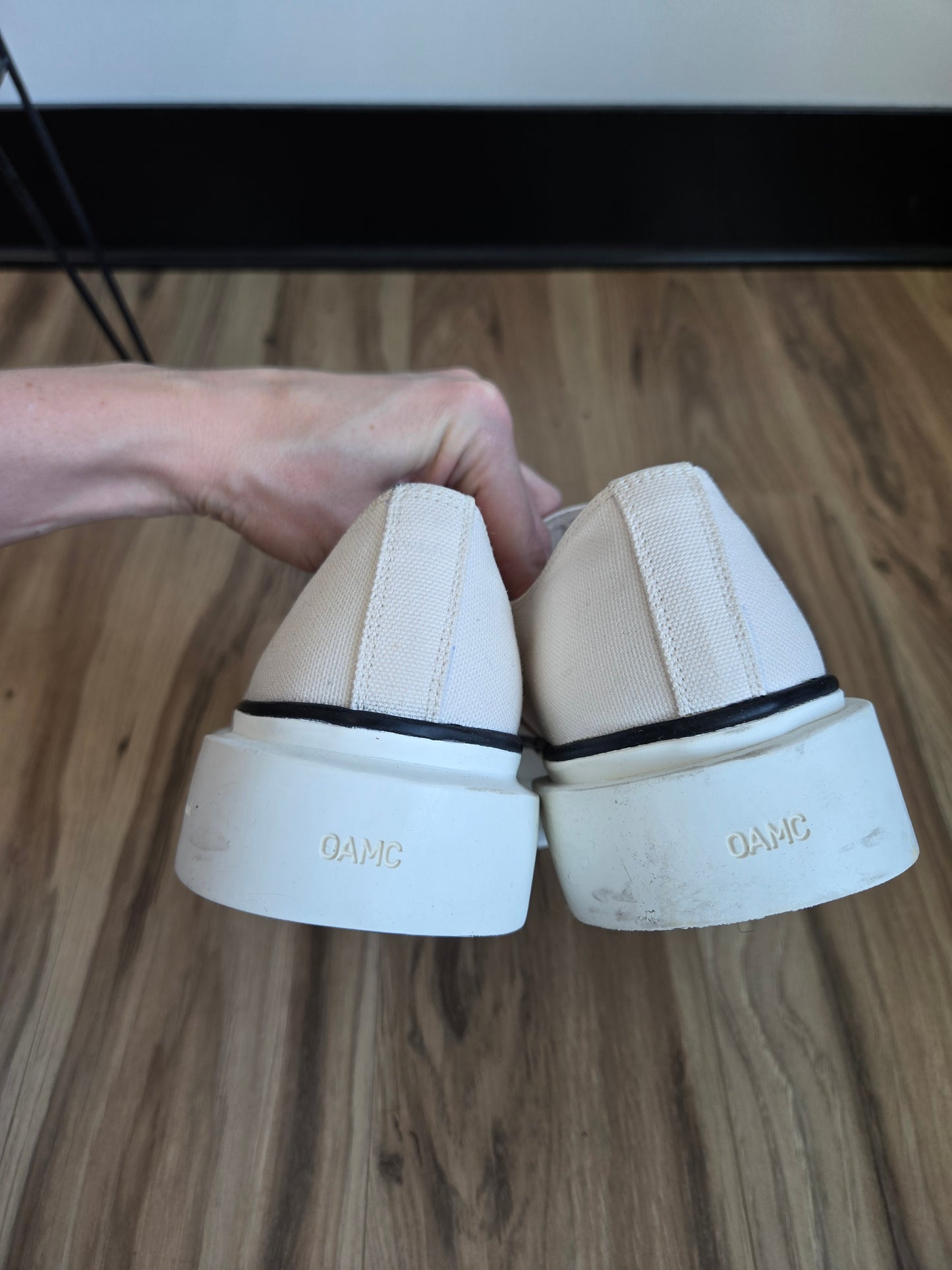 OAMC White Textile Trainers - Mens EU 42.5 / US M 9.5 / W 11