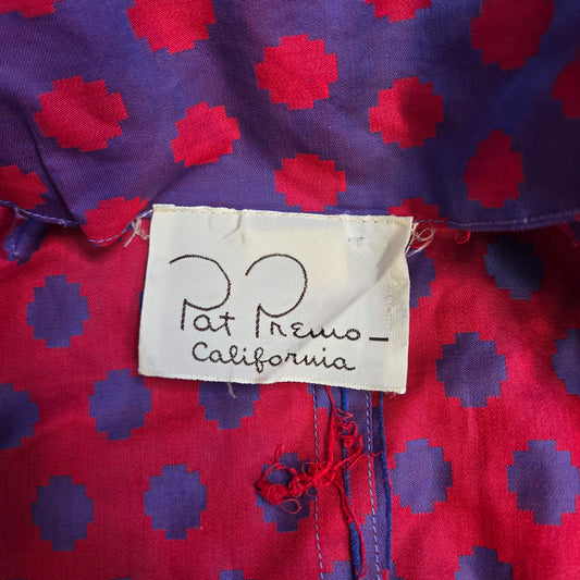 Pat Premo California Vintage 50s Southwest Motif Iridescent Top - Small