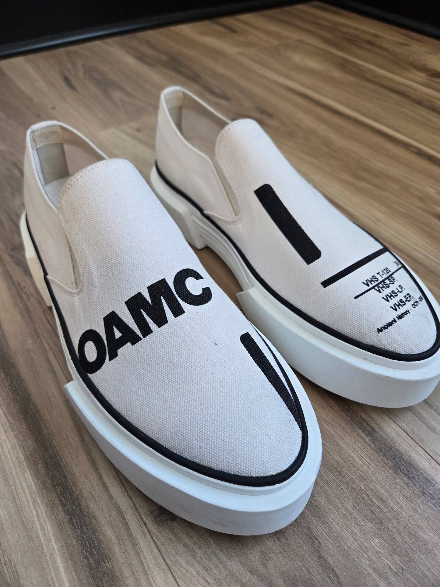 OAMC White Textile Trainers - Mens EU 42.5 / US M 9.5 / W 11