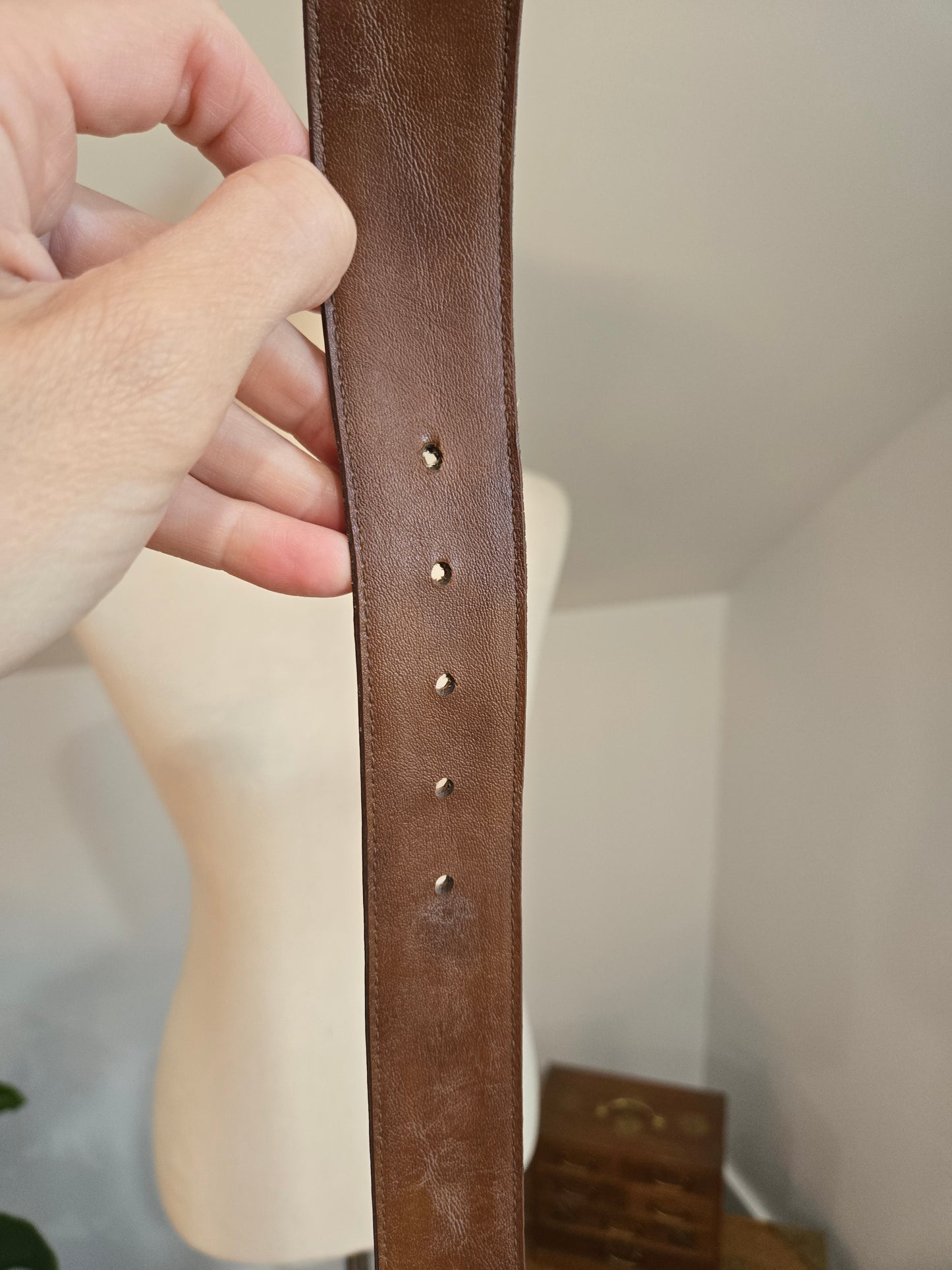 Lejon Vintage 80s Imported Alligator Leather Belt - W25-28"