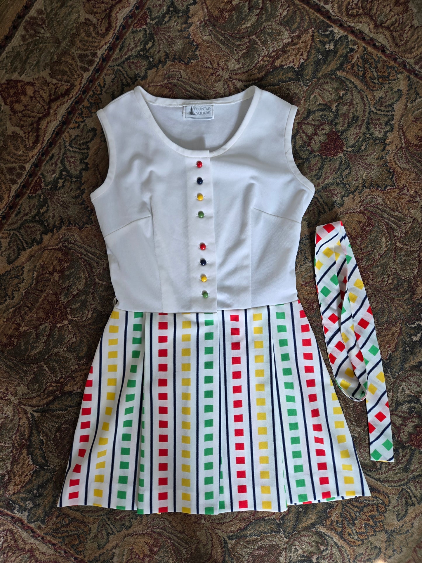 Fountain Square 70s Stop Light Dress - medium