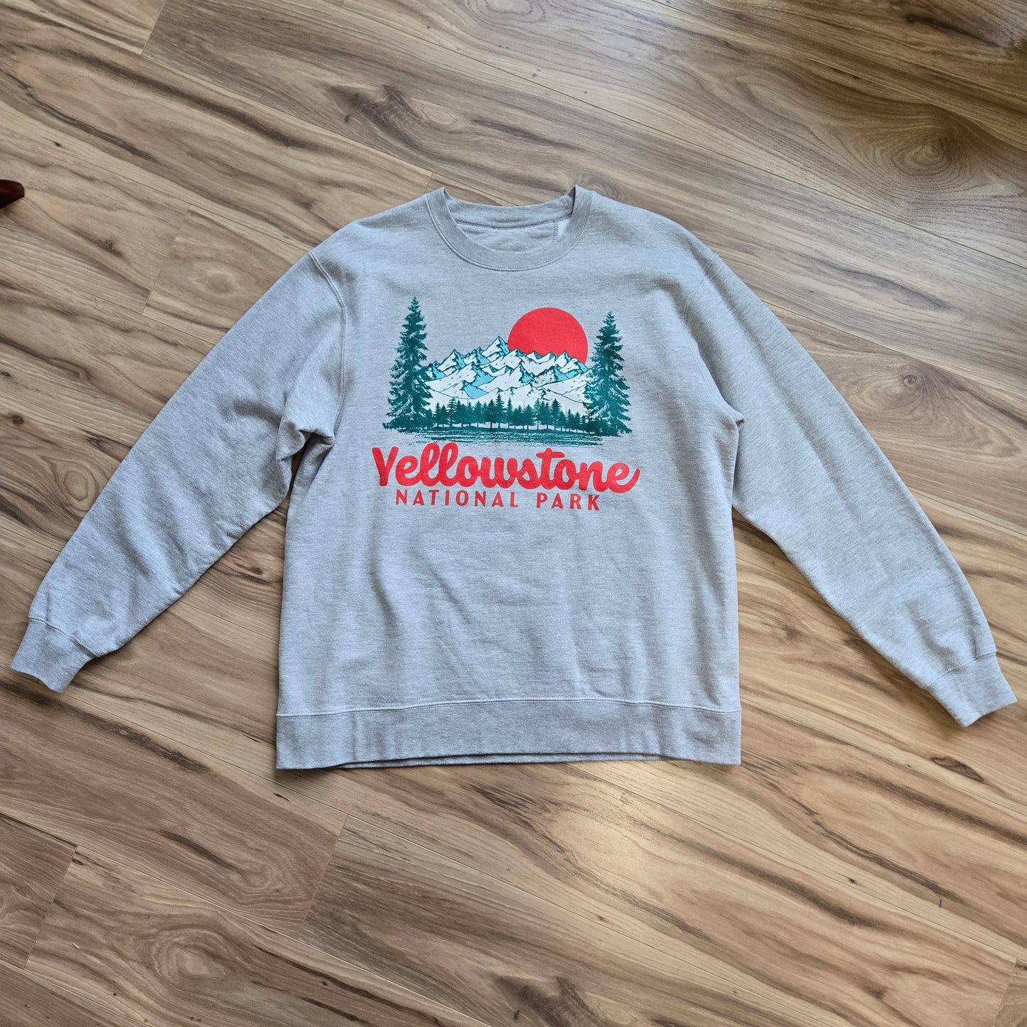 Vintage Yellowstone National Park Crew Sweatshirt - XL
