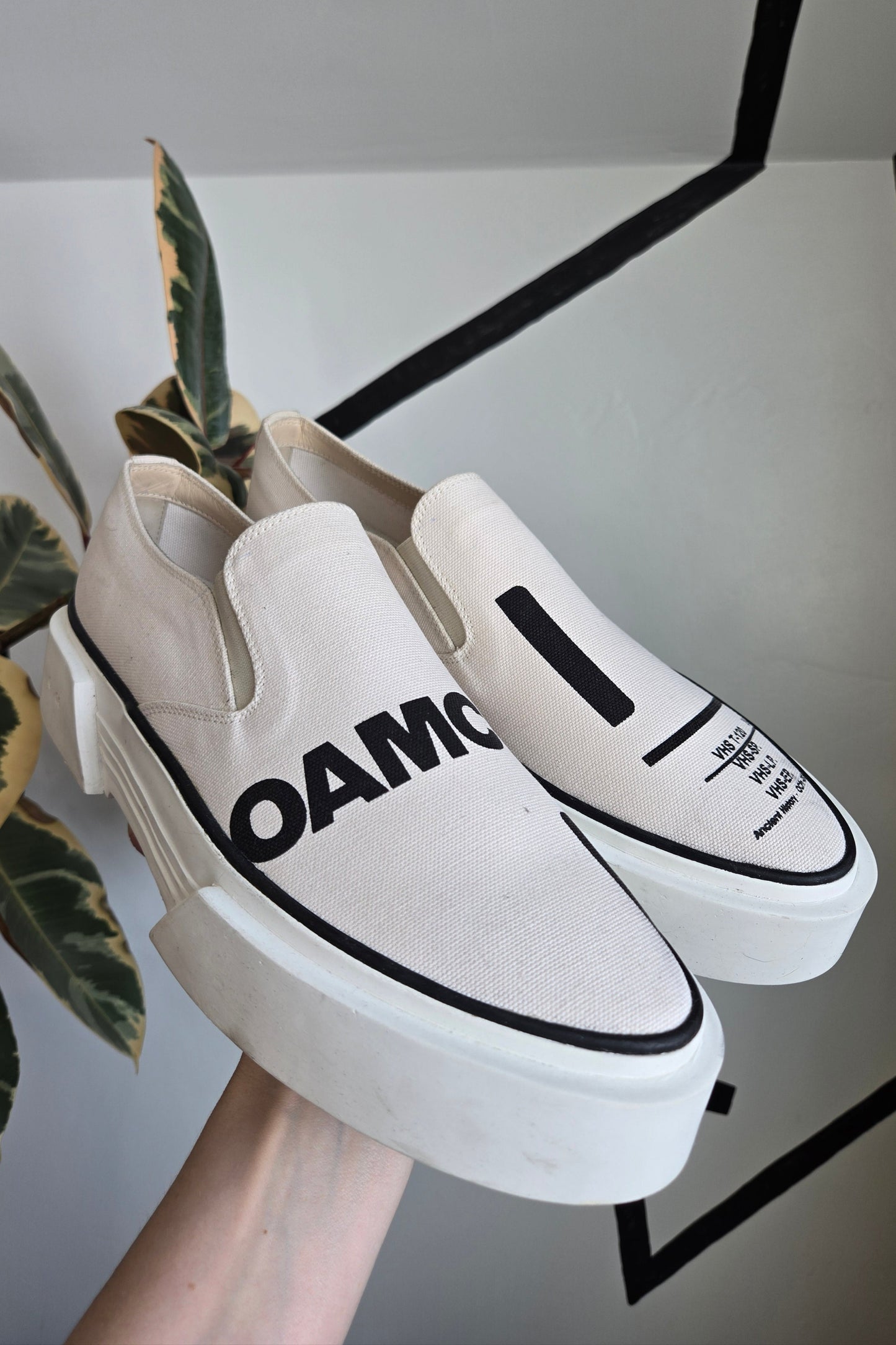 OAMC White Textile Trainers - Mens EU 42.5 / US M 9.5 / W 11