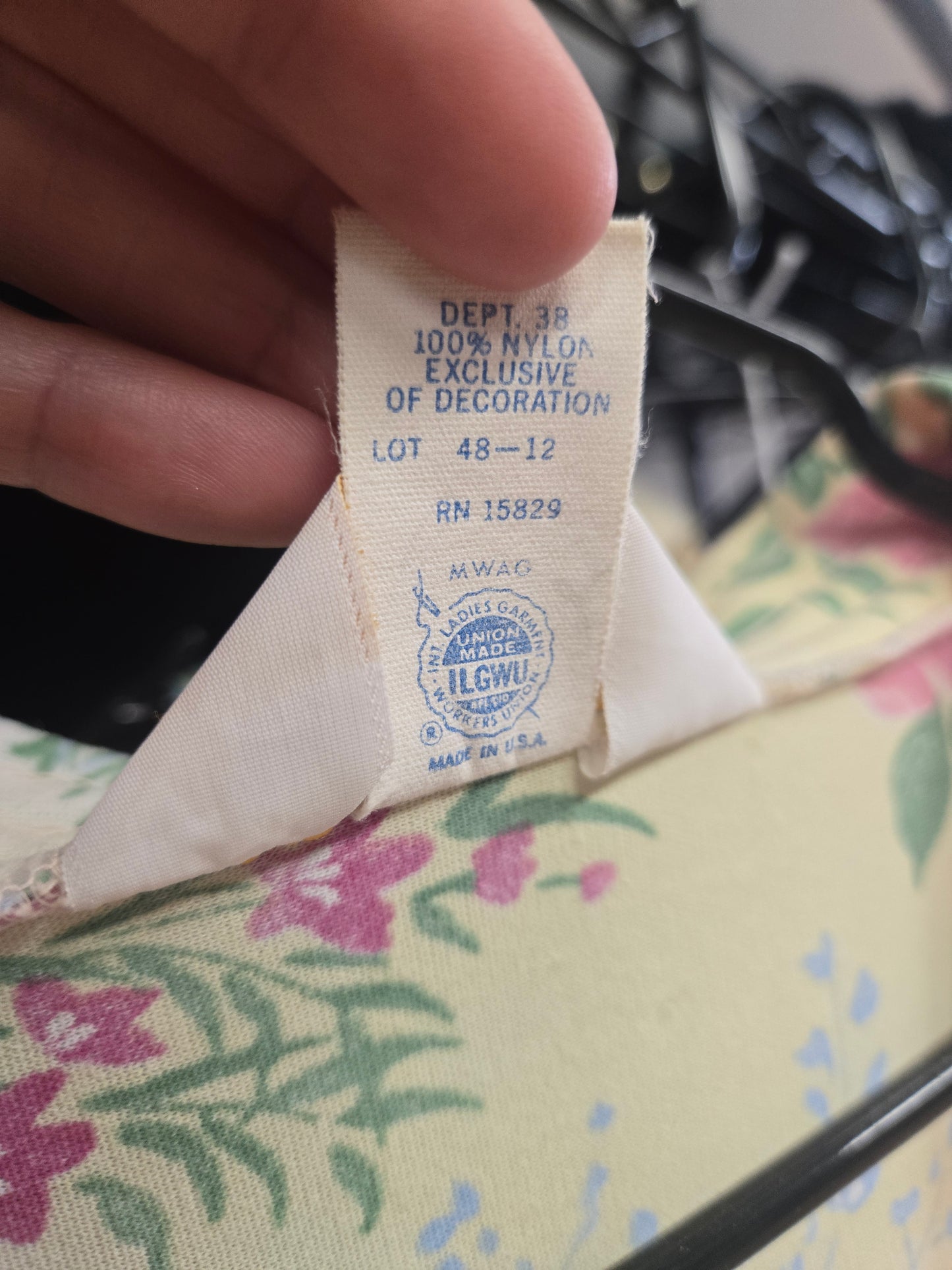 Sears Take Along 60s Union Made Zipper Front Housedress - 2XL