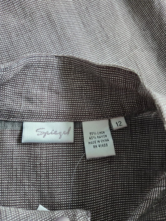 Spiegel Linen Blend Top - Large