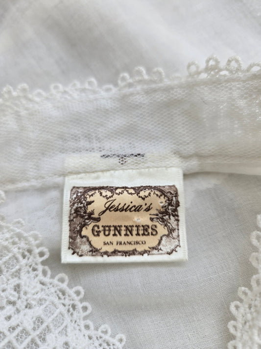 Gold Label Jessica's Gunnies San Fransisco Vintage 70s Gauzy Blouse - Medium
