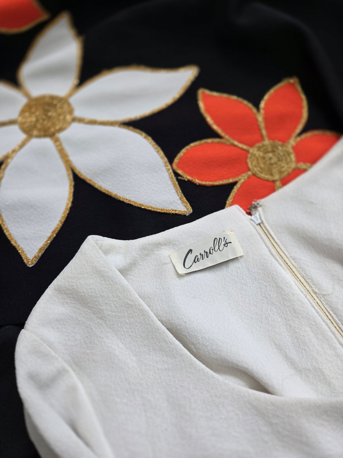 Carroll's Vintage 70s Flower Power Maxi Dress - medium