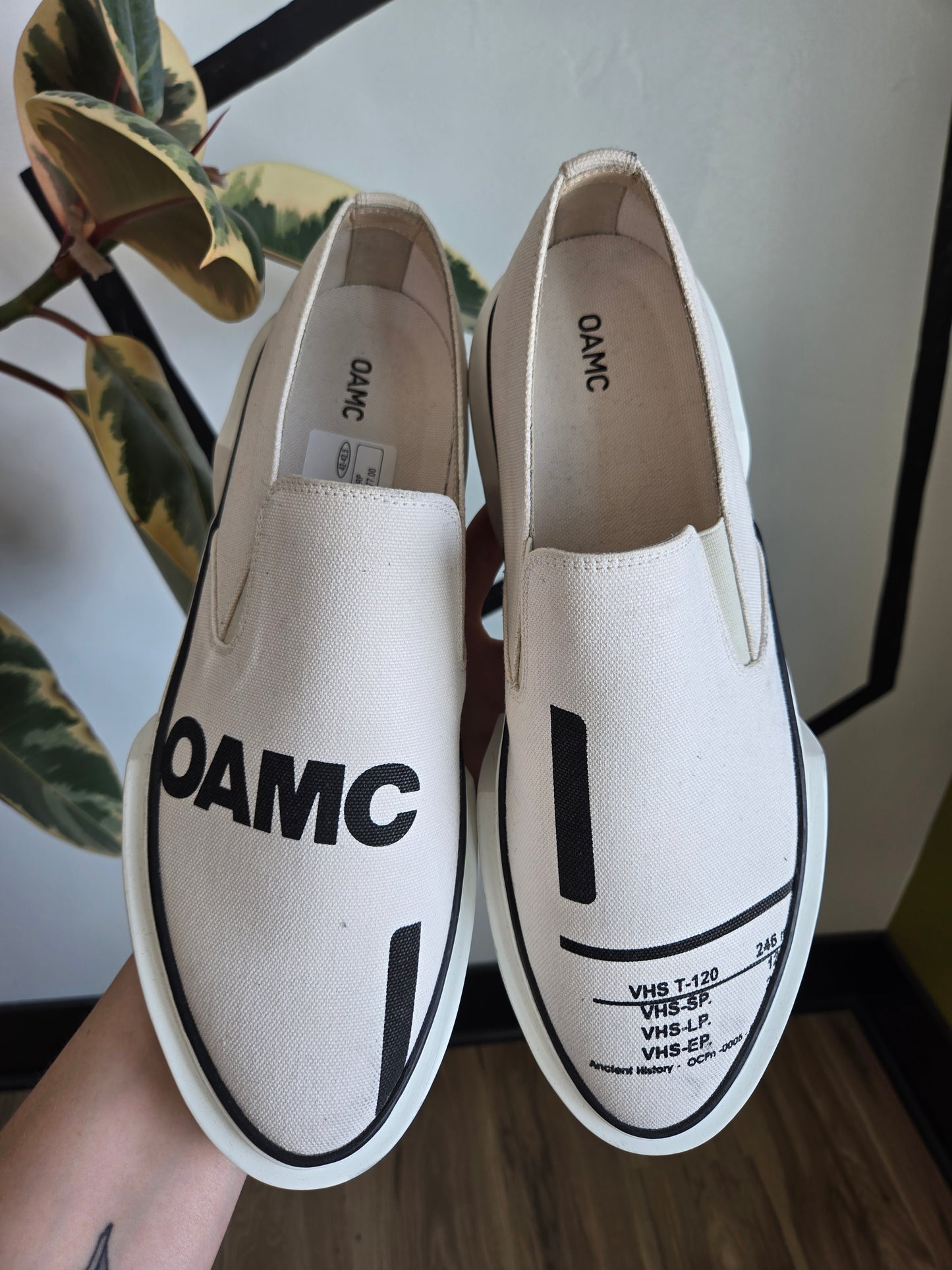 OAMC White Textile Trainers - Mens EU 42.5 / US M 9.5 / W 11