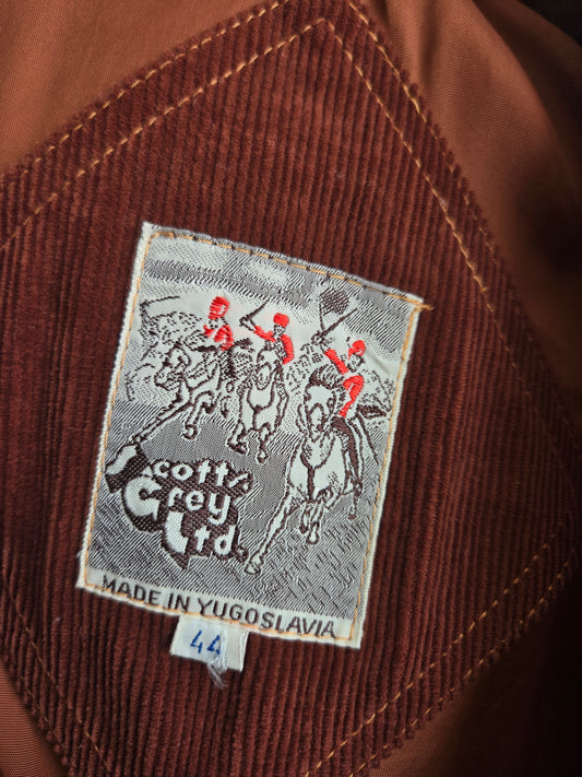 Scotts Grey Ltd. Vintage Corduroy Equestrian Blazer -
