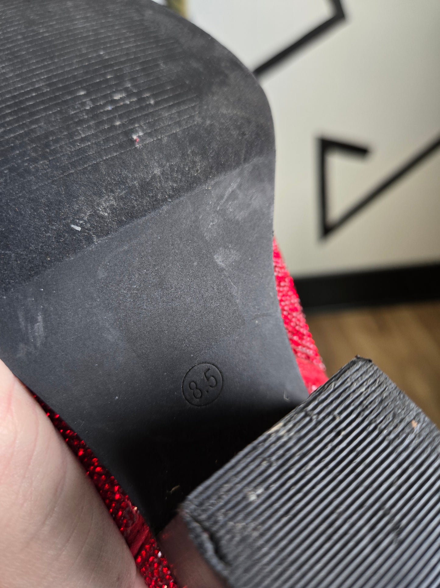 Dorothy Does Western! Antonia Rhinestone Western Ankle Boot in Red - Size 8.5