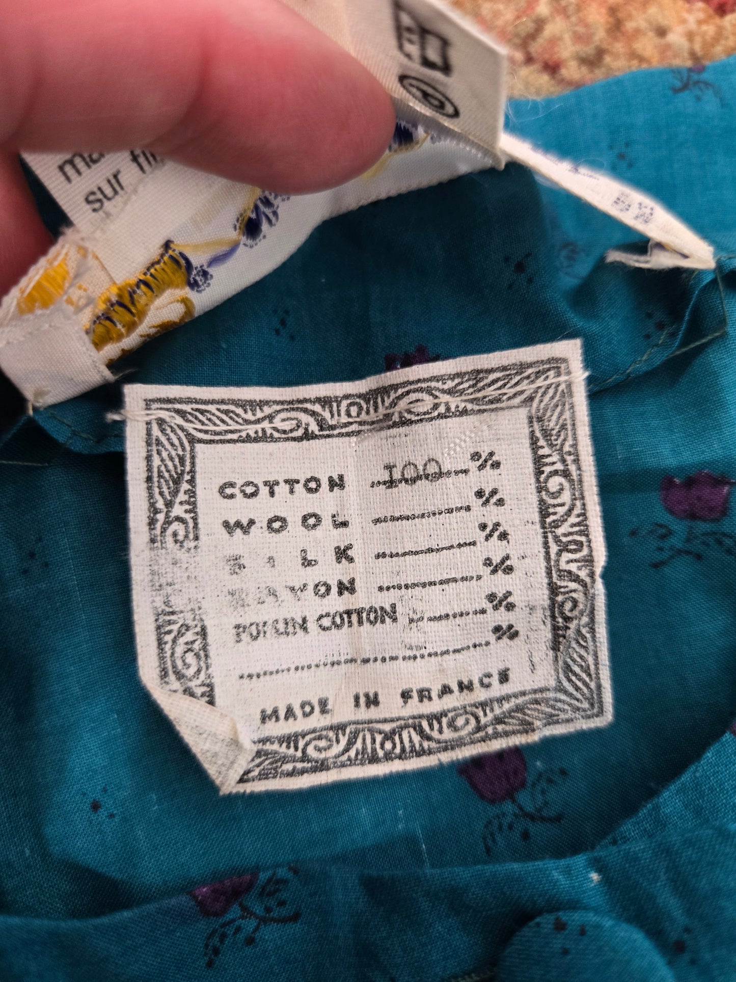 Charles Demery Made in France Cotton Crop Top - small