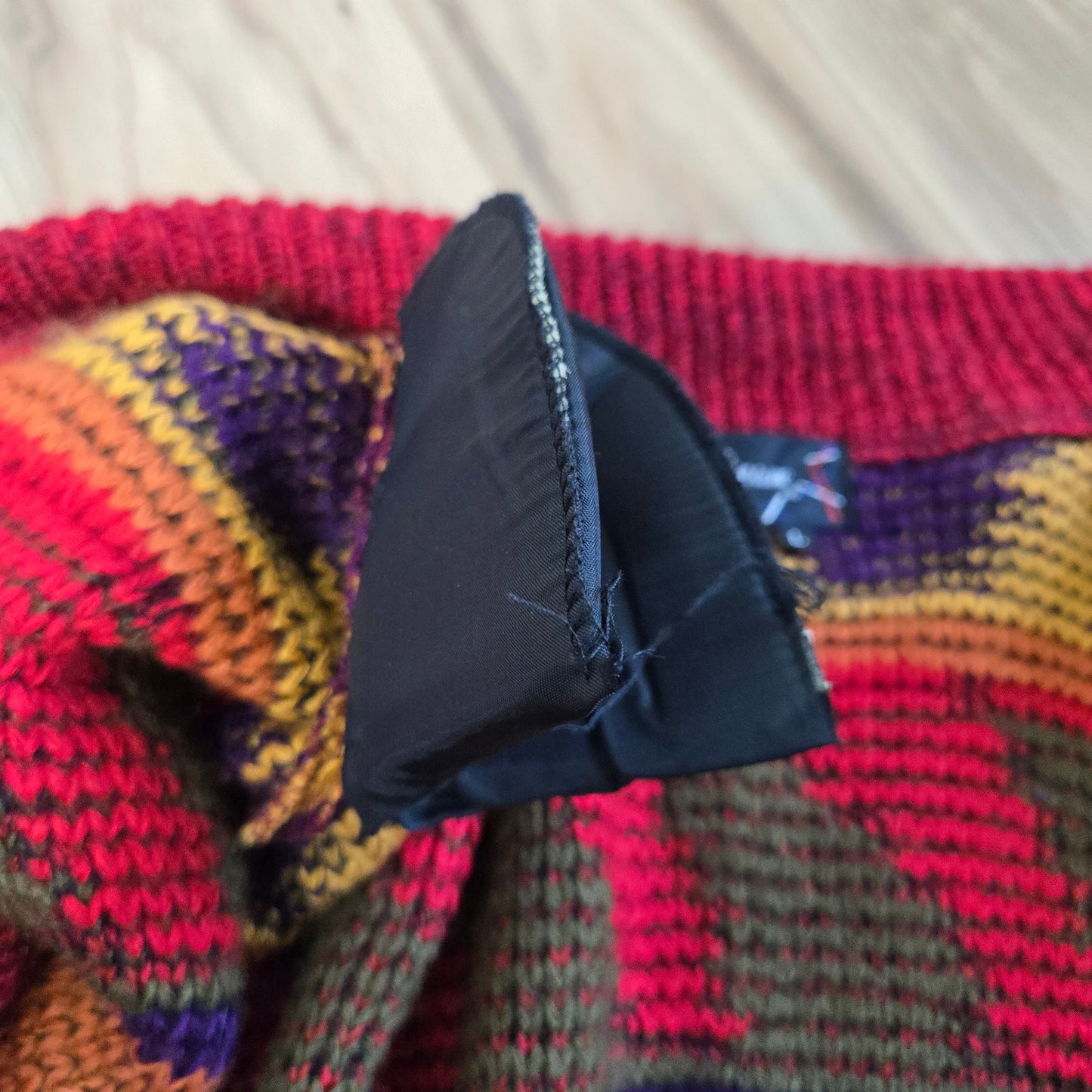 JJ Browne Vintage Funky Chunky Knit Oversized Cardigan - large