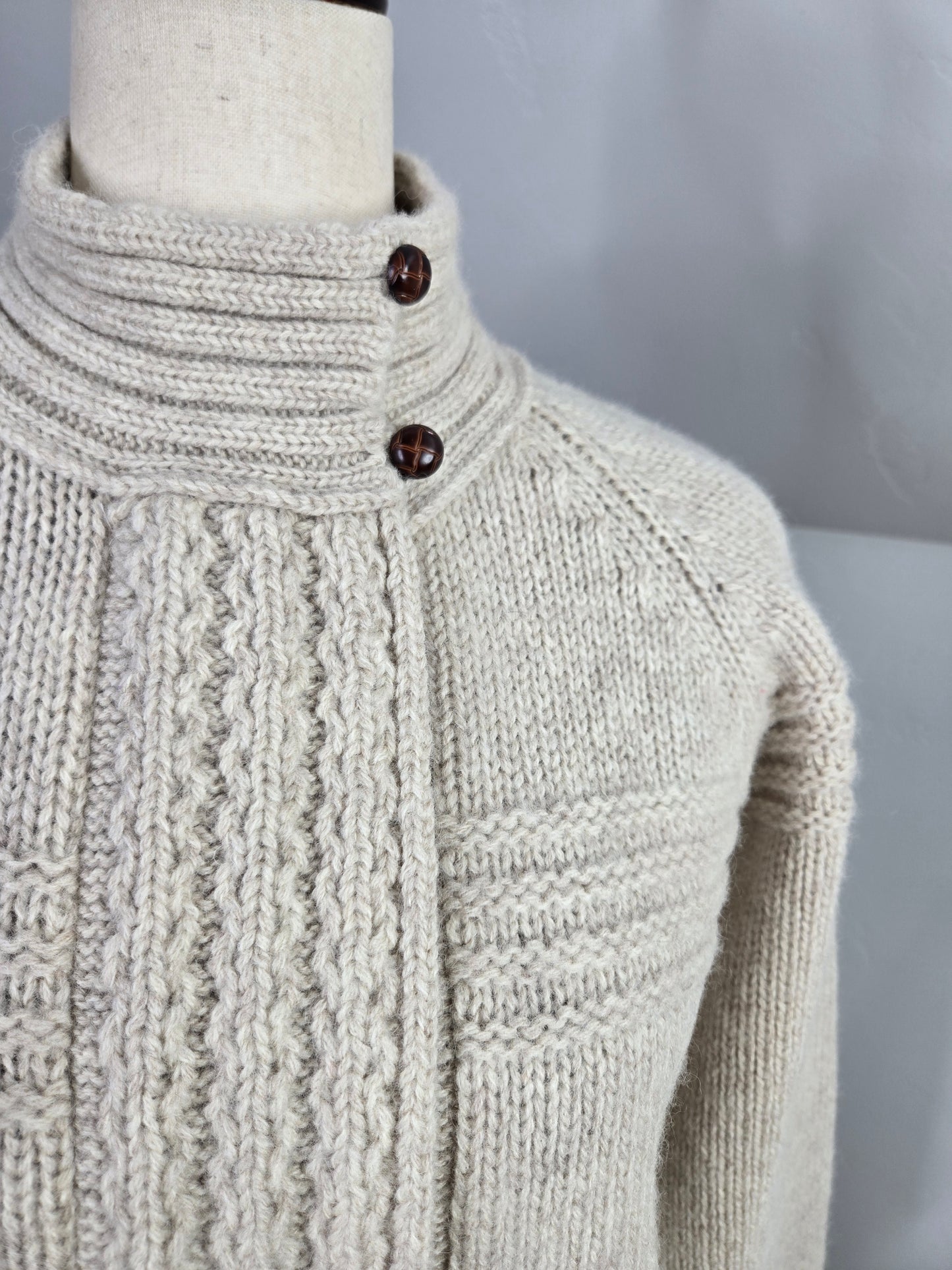 Eddie Bauer Vintage Wool Full Zip - medium