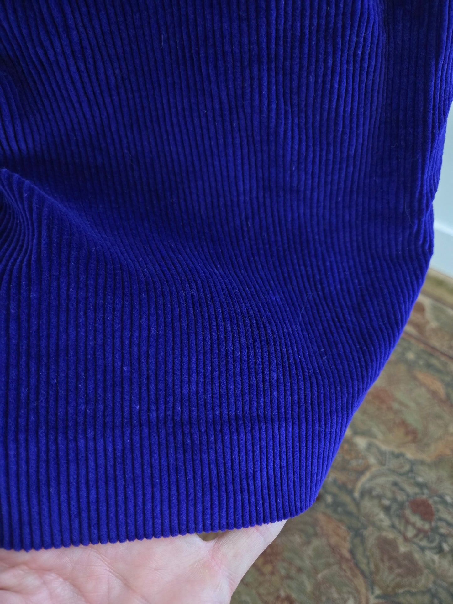 Liz Sport Vintage Purple Cotton Corduroy Skirt - small
