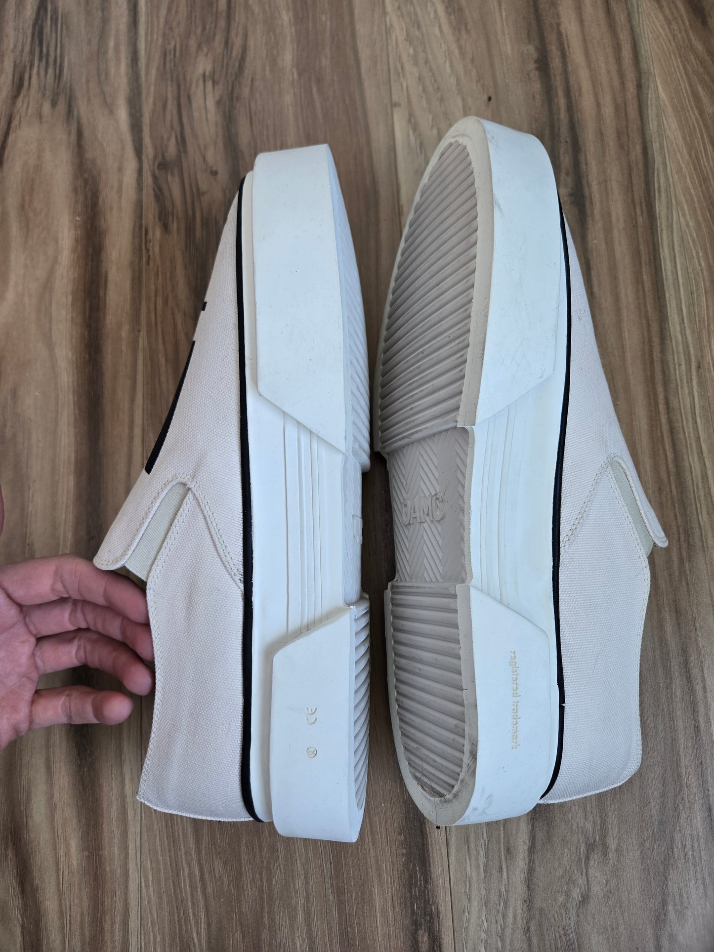 OAMC White Textile Trainers - Mens EU 42.5 / US M 9.5 / W 11