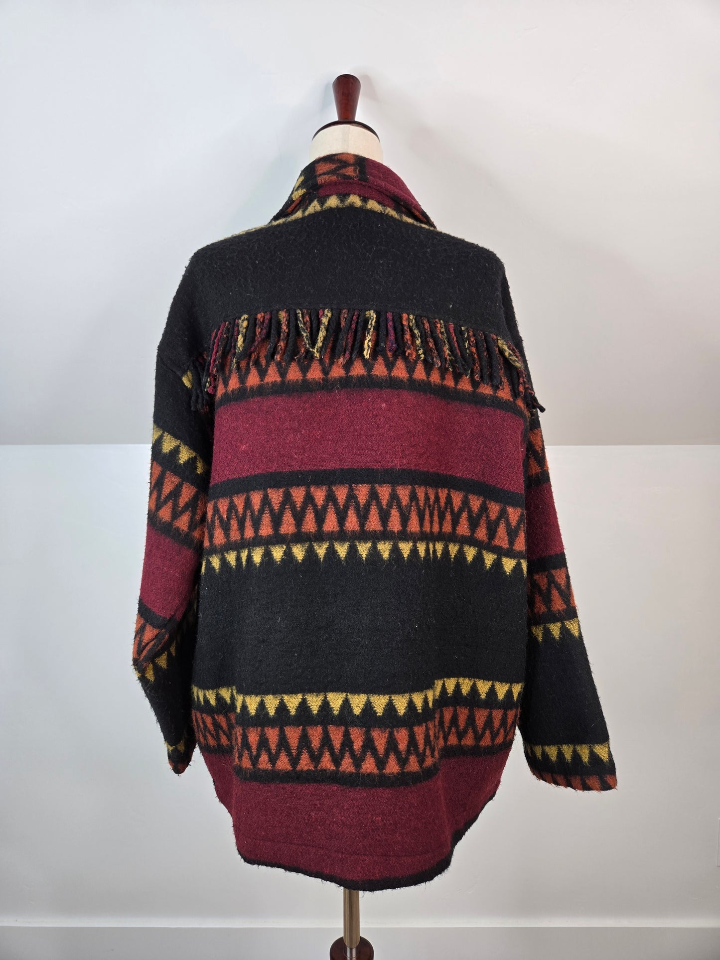 Zero II 60 Vintage 80s Wool Blend Western Jacket - XL