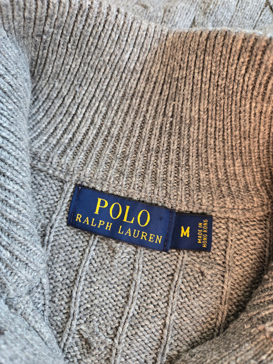 Polo Ralph Lauren Tussah Silk Cable Knit Sweater - Medium