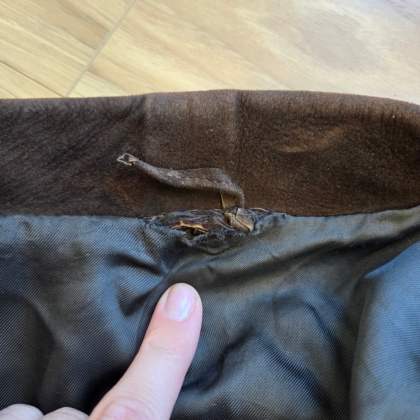 Oakbrook Sportswear Vintage 70s Sears Genuine Suede Leather Fringe Jacket - Large